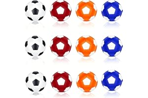Firschoie 12 bordsballonger, 32 mm babyfot bordsbollar, ABS mini baby foot-ballonger, 5 i färg fotbollsspel för vuxna barn