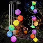 Coverzone Solar Garden Lights Hanging EVA Ball G&uuml;neş Enerjili Asılabilir Bah&ccedil;e Aydınlatma IP44 Dış Mekan Dekoratif LED Işık 6