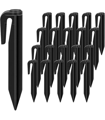 100 Piquets Pour Câble Tondeuse Robot - Compatible Gardena, Husqvarna, Worx, Bosch, AL-KO - PVC Noir 8.5cm