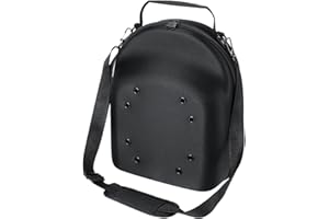 F Fityle Custodia per cappelli, organizer per cappelli rigidi, custodia per zaino, borsa per cappelli da baseball, con manico, custodia da viaggio per, Nero