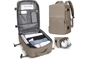 SZLX Mochila Viaje Cabina Avion 40x20x25 Mujer Ryanair Bolsas de viaje Equipaje de Mano avion Maletas de Viaje Cabina 45x36x20 Easyjet Mochila para Portátil con cable USB Impermeable Mochila Escolar