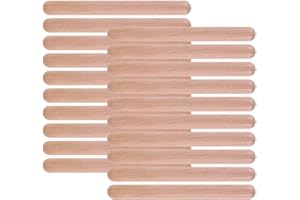 Fayrimi 20-Piece 8-Inch Rhythm Sticks - Lummi Sticks, Classical Wood Claves Musical Percussion Instrument