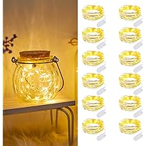 Guirlande Lumineuse LED Pour Bouteilles – 15 Lumières Avec Bouchon Liège, Fil 2 M, Blanc Chaud – Décoration Mariage, Fête, Noël