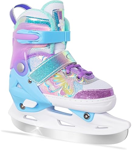 American Athletic Shoe da Donna in Pelle Foderato Pattini da Ghiaccio, Donna, White