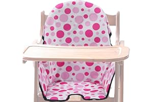Onlynery High Chair Cushion | Highchair Insert, Foldable Chair Cushion, Washable High Chair Accessories for High Chair | Washable Foldable Baby Highchair Cushion