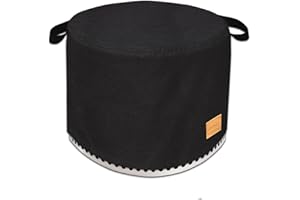 UNARK Fire Pit Cover For Solo Stove Cover Yukon 27 Inch ,Solo Stove Bonfire Cover Yukon Solo Stove Cover,Solo Yukon Cover,Heavy Waterproof Protective Solo Stove Accessories,Solo Stove Yukon Cover (Black)
