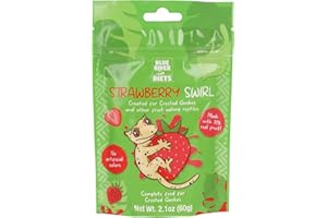 Blue River Diets Complete Crested Gecko Food | All Natural Gecko Food Made in the UK (60g, Strawberry Swirl)
