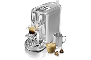 ‎SAGE Sage Nespresso SNE800BSS the Creatista Plus Kaffeekapselmaschine, Gebürstetes Edelstahl