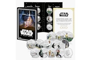 FANTASY CLUB Star Wars: Una Nueva Esperanza – Colección Oficial de 12 Monedas con Escenas Icónicas – Edición Limitada y Numerada (9,999 Unidades) con Certificado de Autenticidad