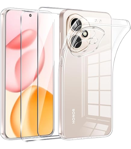 MEMELOKA Cover for Honor 400 Lite 5G, Slim Soft Silicone TPU Anti