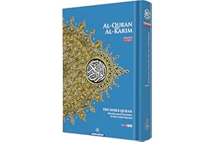 GENERIC MAQDIS NOBLE A4 LARGE Quran Koran Book Holy English Arabic Word by Word Translation Meaning FBA Prime Delivery (Blue)