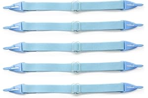 EnzoDate Pulsera de gafas para niños, cordón para gafas, receptor de banda para la cabeza para gafas deportivas, azul, Taille unique