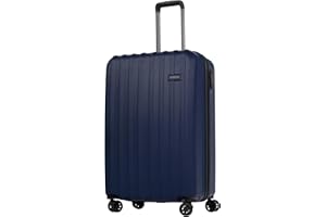 HANSEKOFFER Handgepäck Koffer Hartschale · Reisekoffer mit Rollen · Trolley · Hartschalenkoffer mit Teleskopgriff · Leicht · Rollkoffer mit Zahlenschloss · Marineblau