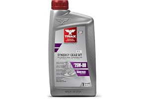 TRIAX Gear MT 75W-80 GL-4 Huile Entièrement Synthétique pour Transmission Manuelle, Différentiel et Boîte de Vitesses (1 pinte/0.946 l)