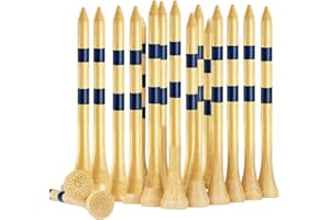 ACONDE Golf Tees - Té de golf de bambú, color amarillo