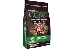Wellness CORE Lamb 10 kg, Agneau – Croquettes pour Chiens de Toute Taille, 100% Naturelles, sans Céréales, Soutient Le Système Digestif