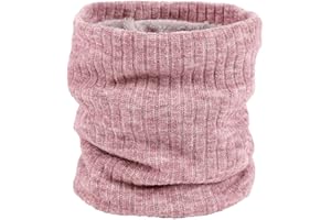 COZYAN Calentador de Cuello Invierno Bufanda Forro de Lana Bufanda Circular de Doble Capa a Prueba de Viento para Hombres Mujeres Pañuelo Para el Cuello Súper Suave