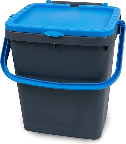 Ecoplast Tris Pattumiere Per Raccolta Differenziata 28 Lt - Giallo, Verde, Blu - Made In Italy Con Plastica Riciclata