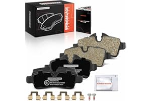 Frankberg Brake Kit Disc Pad Rear Axle Compatible with Min.i R56 1.4L-2.0L 2006-2013 Min.i Cabriolet R57 1.6L 2.0L 2007-2015 Min.i Clubman R55 1.4L-2.0L 2007-2014 Replace# 34216778327