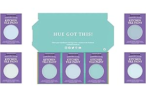 Rust-Oleum Kitchen Wall Tile Paint in Gloss Finish – Soft Blues Tester Box