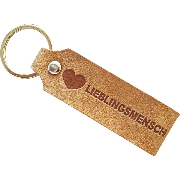 Handgenähter Leder-Schlüsselanhänger Aus Deutschland – Personalisiertes Geschenk Für Ihn & Sie