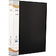 Solo 2-D A4 Ring Binder File Folder, Office Document Organizer with Inside Pocket, Presentation Display Plastic File for Certificates, Portfolio, Papers & Projects (Black)