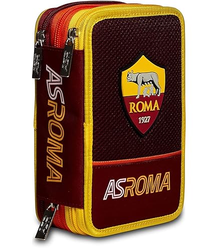 Lunchbox AS Roma Ufficiale - Portapranzo Da 1 Litro Con Supporto Telefono, Bianco