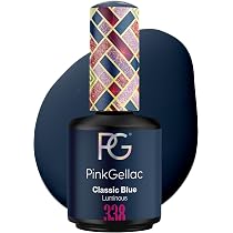 Pink Gellac UV Gel Nagellack – 263 Indigo Blue, 15 Ml, Vegan, Langanhaltend Bis 14 Tage, Made In Holland