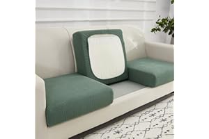 WEJOY Federa per cuscino da divano, protezione per cuscino elasticizzato, fodera per cuscino per divano, in tessuto antiscivolo tartan