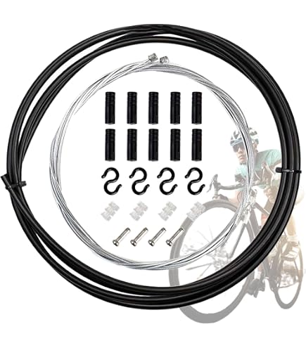 cyclingcolors Guaina Cavo DERAGLIATORE Nero Teflon Lunghezza 1M cyclingcolors Guaina Cavo DERAGLIATORE Nero Teflon Lunghezza 1M