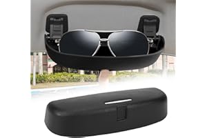 ‎HEBERUCK X3 X1 Brillenhalter, Kompatibel mit BMW 1er 3er 5er 6er 7er X1 X3 X5 X7, Sonnenbrillenhalter Auto, Brillenetui, Ersatz für BMW Zubehör Brillenetui, Schwarz