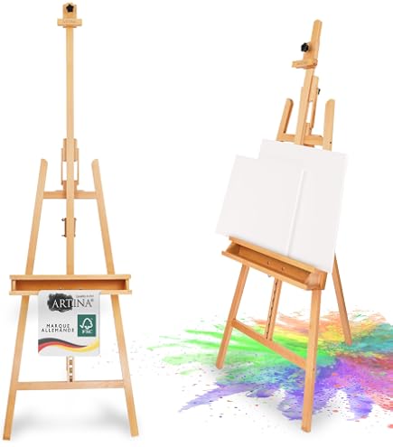 Planche à Dessin A1 HaberCrafts En Bois MDF 12 Mm - Surface Lisse Pour Peinture Aquarelle Et Croquis - 594 X 841 Mm