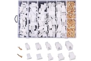 Kinstecks ​​580PCS Kit di connettori per autoveicoli da 2,8 mm 2 3 4 6 Kit di connettori per cavi elettrici per autoveicoli a 9 pin per moto, auto, camion, scooter, barche, strumenti elettrici