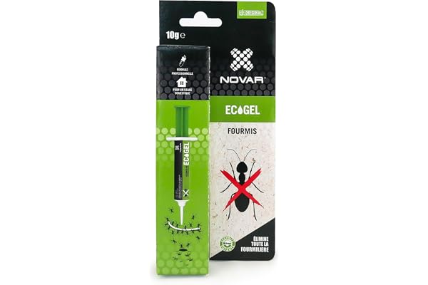 ECOGEL Hormigas | Eficacia Profesional | Jeringa 10gr Ecopack | 1 unidad | Caja de cartón (4301)
