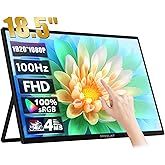 ZEUSLAP Z18T 18.5" 1920 * 1080@60Hz Full HD ADS-IPS Panel Type-C 100% sRGB 300Cd/m&sup2; Dokunmatik, Taşınabilir Monit&ouml;r (ZL-Z18T)