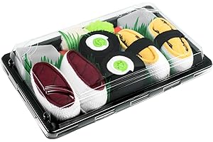 Rainbow Socks - Damskie i męskie skarpety do sushi pudełko tamago tuńczyk ogórek maki - 3 pary