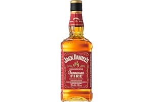 BROWN-FORMAN Jack Daniel's Bourbon Fire Liqueur Spiritueux à Base de Whisky, 35% vol 70 cl - Liqueur de Whisky à la Cannelle épicée, Parfaite pour Cocktail ou Dégustation Pure