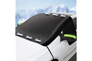 ZZHIOJNK Protege Pare Brise Givre pour Dacia Duster Duster 2 1 Duster S Logan Sandero S 2000-2021 2022 2023 2024, Bache Pare Brise Protection Anti Givre et Neige Protection Accessoire Auto,A