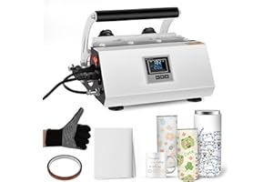 OVSHNRR Pressa a caldo 20-30 oz Portatile Pressa di Trasferimento per Tazze in Ceramica, Tazze in Vetro e Tazze in Metallo.