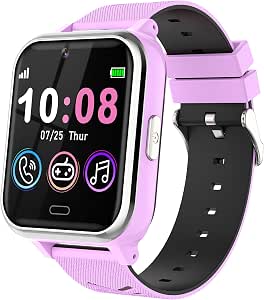 Smartwatch per Bambini - Telefono Orologio Intelligente con 17 Giochi,  Smart Watch Digitale Touch Screen con Chiamata SOS Musica Fotocamera  Sveglia, Regalo per Ragazzo e Ragazza 4-12 Anni (Viola) : Amazon.it:  Elettronica