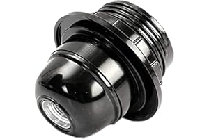 CF Edison Screw ES Bakelite Lamp Holder E27 Light Bulb Deco Lamp Black Fitting