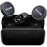 Insta360 Mic Pro (2 verici + 1 alıcı) &ndash; 400 m kablosuz mikrofon, &ouml;zelleştirilebilir E-Ink ekranlı