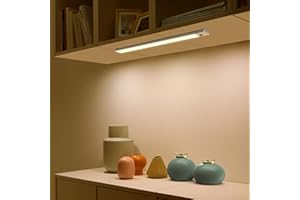 SIBI LIGHTING Under Cabinet Lights Wireless USB Rechargeable, 48LED Battery Operated Lights LED Closet Light, Motion Sensor Light Indoor for Wardrobe, Cupboard, Cabinet, Closet, Stair, Kitchen