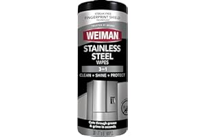 Weiman Stainless Steel Wipes, (Pack of 30)