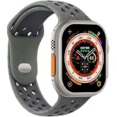 Microsonic Apple Watch Series 12 46mm Kordon Flame Circle Yeşil [Watch Series 12 46mm ile Uyumlu]