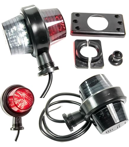 Feux De Gabarit Cabine Scania 112/113 - 2 Pièces Rouge/Blanc 24V - Remplacent 301843/301844 - 5