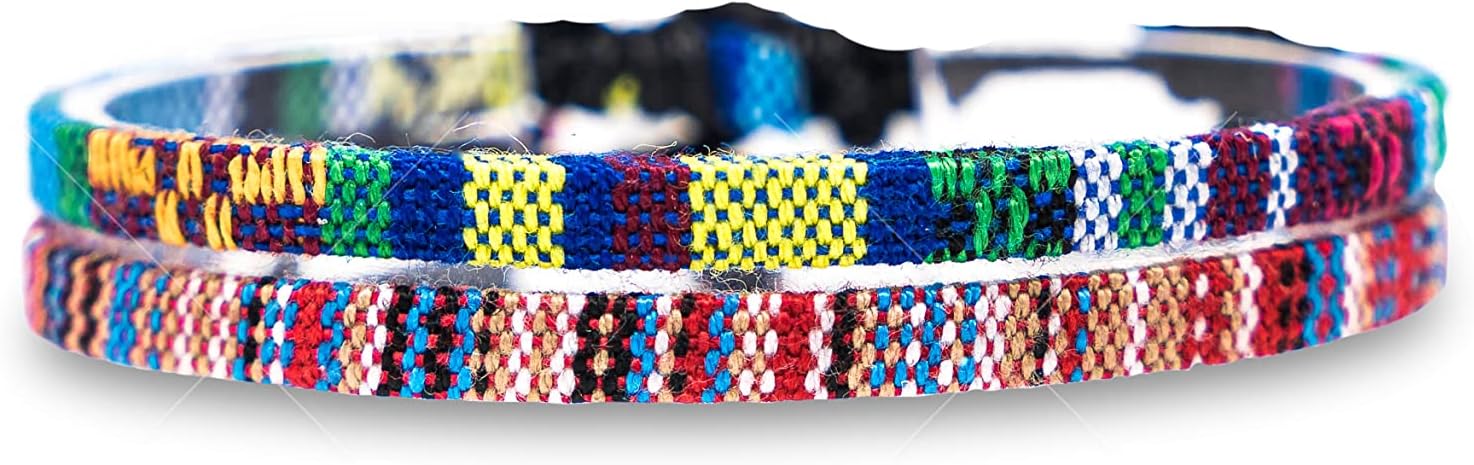 Made by Nami Tobilleras Mujer Impermeables Ajustables 19-38cm Pulseras Boho de Hilo Algodón 100% Turquesa