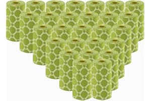 Dog Poo Bags, 540 Thick Biodegradable Dog Poo Bags, VAKOWOO Compostable large Poop Waste Bags, Leak Proof, Scented – 27 Rolls, 540 Pack
