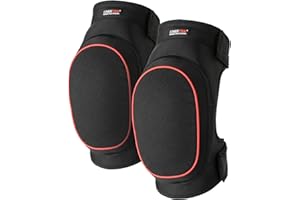 Kneetek Knieschoner SAFETEK Poly 70001 - stark rutschhemmend - Knieschützer für optimale Entlastung beim Arbeiten auf Knien - Kniepolster geeignet für Dachdecker, Fliesenleger, Gerüstbauer