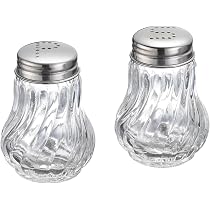 Salière Et Poivrière Westmark New York - Verre Et Acier Inox, 40 Ml, Design Élégant